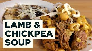 Azerbaijani Lamb  Soup with Chickpeas - Piti Recipe