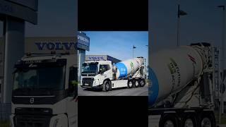 First electric concrete mixer truck unveiled by Volvo Trucks #ev #shorts