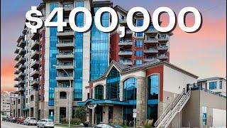 Tour this LUXURY $400,000 condo in Oliver! | Edmonton Condo Tour 2022