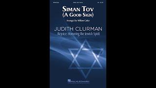 Siman Tov (A Good Sign) (SATB Choir) - Arranged by William Cutter
