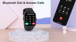Amazoncom Aptkdoe Smart Watch 2023 Fitness Tracker with Dail Calls Speaker 185 Touch Screen watch,