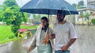 Rainy Day Vlog ️️ | full day Non Stop Rain  | ASI Aaj Tode Jamnu