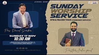 JCRC SUNDAY 2nd TELUGU WORSHIP 17/11/24@FRAZER TOWN & BTM WORD  BY PS , DANIEL . JOHN PAUL