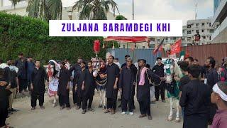 Chehlum Imam Hussain jaloos || Zuljana Baramdagi Markazi Jaloos Karachi