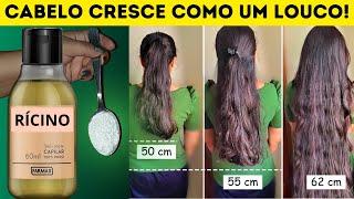 Cabelo Cresce Como Um Louco e Não Cai! CRESCIMENTO EXTREMO DO CABELO - Todo Mundo Louco Por Isso!