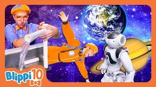 Blippi’s Top 10 Moments: Space and Science! | Blippi's Top 10 | Educational Videos for Kids