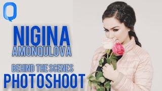 Nigina Amonqulova Photoshoot Behind The Scenes