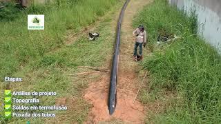 FURO DIRECIONAL ENGENEVES (MÉTODO NÃO DESTRUTIVO MND) SABESP, SÃO ROQUE SP