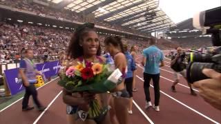 Kristi Castlin wins 100m hurdles women at Diamond League in Brussels