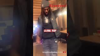 BLOODHOUND J BOOGIE IN STUDIO PLAYING LIL JEFF