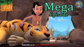 Jungle Book Mega Episode | JungleBook Cartoon For Kids | Funny Stories For Kids | Funny Wild Animals