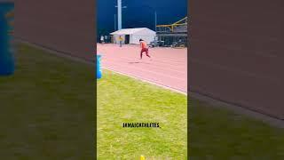 BRIANNA WILLIAMS ROCKET START  WARM UP BEFORE 100M HEATS #SHORTS #short