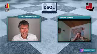 DSOL-Liveshow mit GM Sebastian Siebrecht | Viertelfinale am 16.04.2021 | Interview Gregor Johann