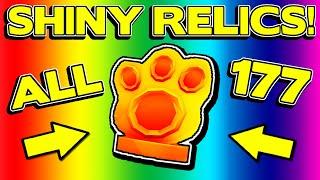 ALL 177 SHINY RELIC LOCATIONS!! || Pet Simulator 99 (PS99) - Roblox