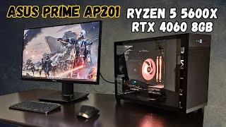 ASUS Prime AP201 MicroATX Case Build | RTX 4060 | Ryzen 5 5600X