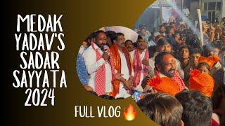 YADAV’S SADAR OF MEDAK 2024 | SADAR SAYYATA | LADDU YADAV MASS DANCE️‍ | MEDAK SADAR FESTIVAL 2024