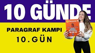 10 GÜNDE KESİN ÇÖZÜM PARAGRAF KAMPI / 10.GÜN