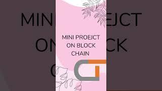 IEEE Block Chain Projects Hyderabad | IEEE Block Chain Projects Ameerpet | IEEE-2023-24 Projects HYD