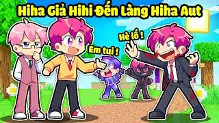 SẼ NHƯ THẾ NÀO NẾU HIHI ĐẾN LÀNG HIHA AUT TRONG MINECRAFT*HIHA DẪN HIHI ĐẾN LÀNG HIHA 