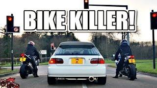  BIKE KILLER! MENTAL K20 TURBO EG HONDA CIVIC REVIEW!