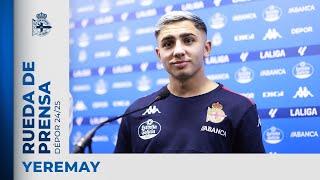 Rueda de prensa de Yeremay tras el RC Deportivo 3-1 UD Almería