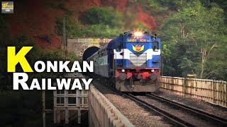 पहाडोके बीच से होके गुजरती है कोकण रेल | Making Of Konkan Railway | World Documentary