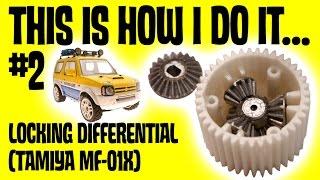 This is How I do it #2 Locking differential (Tamiya MF 01X Suzuki Jimny)