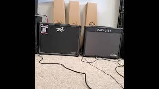 Peavey Vypyr X2 and Line 6 Catalyst 60 112 Basic Clean Comparison