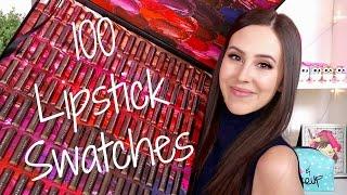 100 Lip Swatches: Urban Decay Vice Lipstick Collection || Beauty with Emily Fox