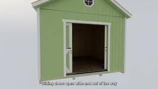 Best Barns North Dakota Wood Shed Walk Through