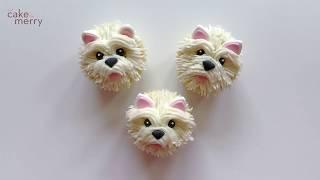 How to Pipe Cute Buttercream Puppy Dog Cupcakes