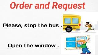 Order and Request | listen and practice | Learn English smoothly