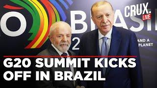 G20 Summit 2024 Live | G20 Brazil Live | World Leaders Arrive As G20 Summit Begins In Brazil