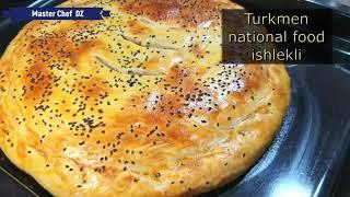 Туркмен  ишлекли / Turkmen milliy yemeği işlekli / Turkmen national food ishlekli