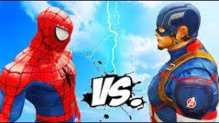 Spiderman VS Captain America GTA 5 WWE Champion Funny Moments & Fails#shorts