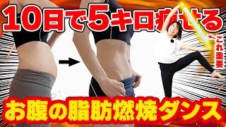 【初心者向け】アラフォー以上でもできる10日で５キロ痩せるお腹の脂肪燃焼ダンスマンションOKの飛ばない有酸素【ダイエット】