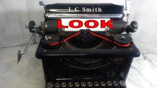 1936 LC Smith & Corona Typewriter 1 Minute look by Phoenix Typewriter