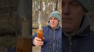 Bushcraft Secrets: Night Lantern. 🫙 #survival #outdoors #bushcraft #forest #camping