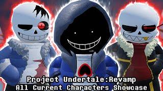 NEW GOOD UNDERTALE GAME!!! Project Undertale:Revamp All Current Characters Showcase