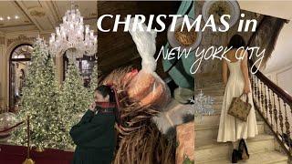 Christmas in NYC | Tea at the Plaza, Bryant Park, Holiday Work Party 