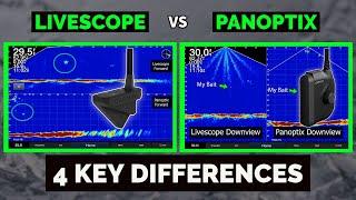 KEY DIFFERENCES: Garmin Livescope vs Panoptix SIDE BY SIDE Comparison