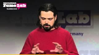 Ahmet Fatih Tabak bei FameLab 2016 in Karlsruhe