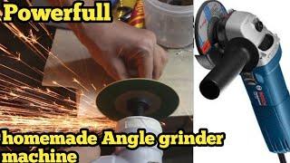 How to make angle grinder machine at home |