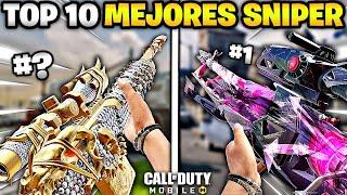 LOS 10 MEJORES FRANCOTIRADORES PARA RANKED EN LA NUEVA TEMPORADA COD MOBILE /TEMPORADA 11 COD MOBILE