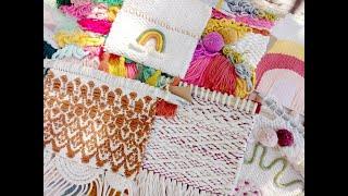Algunos de los tapices que tejí este año - Nushu Textiles 2021