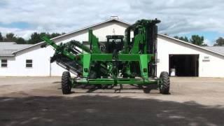 Windrower Folding Up