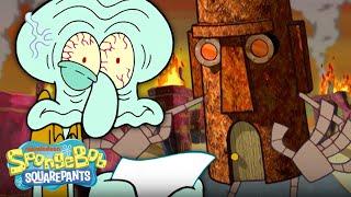 Squidward's House Destroys Bikini Bottom!  | SpongeBob