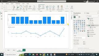 #How to change/reverse the order of the months in the X-axis in charts in power bi DAX#