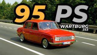 Ostblock MV | 95 PS im WARTBURG 353 | Wir fahren Mike's rote Rakete 