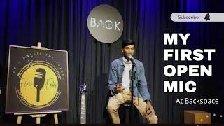 My First Ever Open Mic Performance | Poetry | Organised by Flair Folks at Backspace